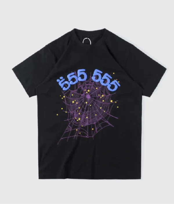 Black Sp5der 555 T shirt 2