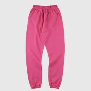 Dark Pink Sp5der Sweatpants 1