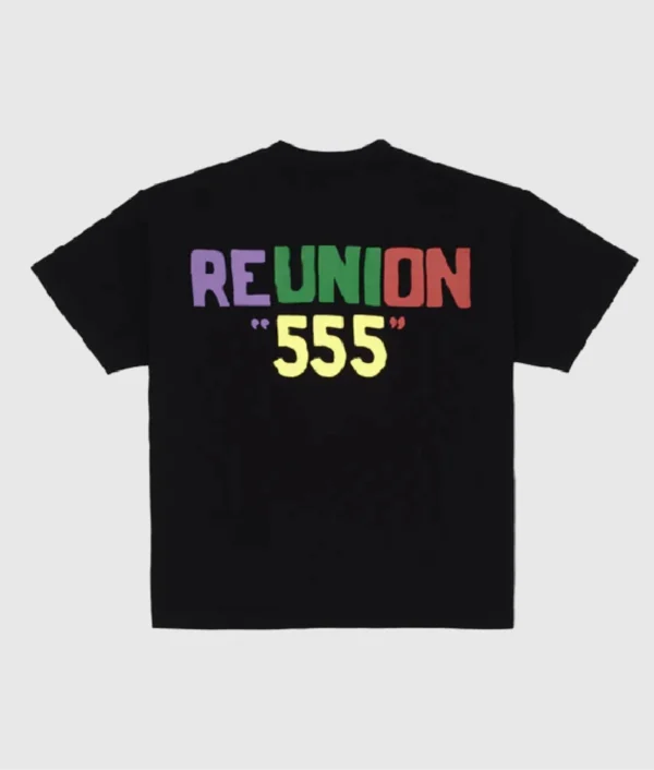 Oversized Reunion Black Sp5der T shirt 1