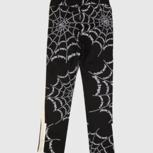 Palm Angels Spider Web Classic Track Sweatpant BlackOff White 1