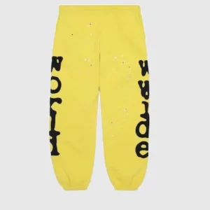 Sp5der Beluga Sweatpants Yellow 3