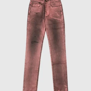 Sp5der x Levis Metallic Wash Jeans PinkBlack 2